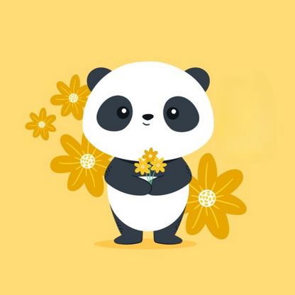 Panda | Diamond Painting