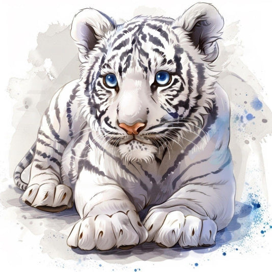 White Tiger | Diamond Painting