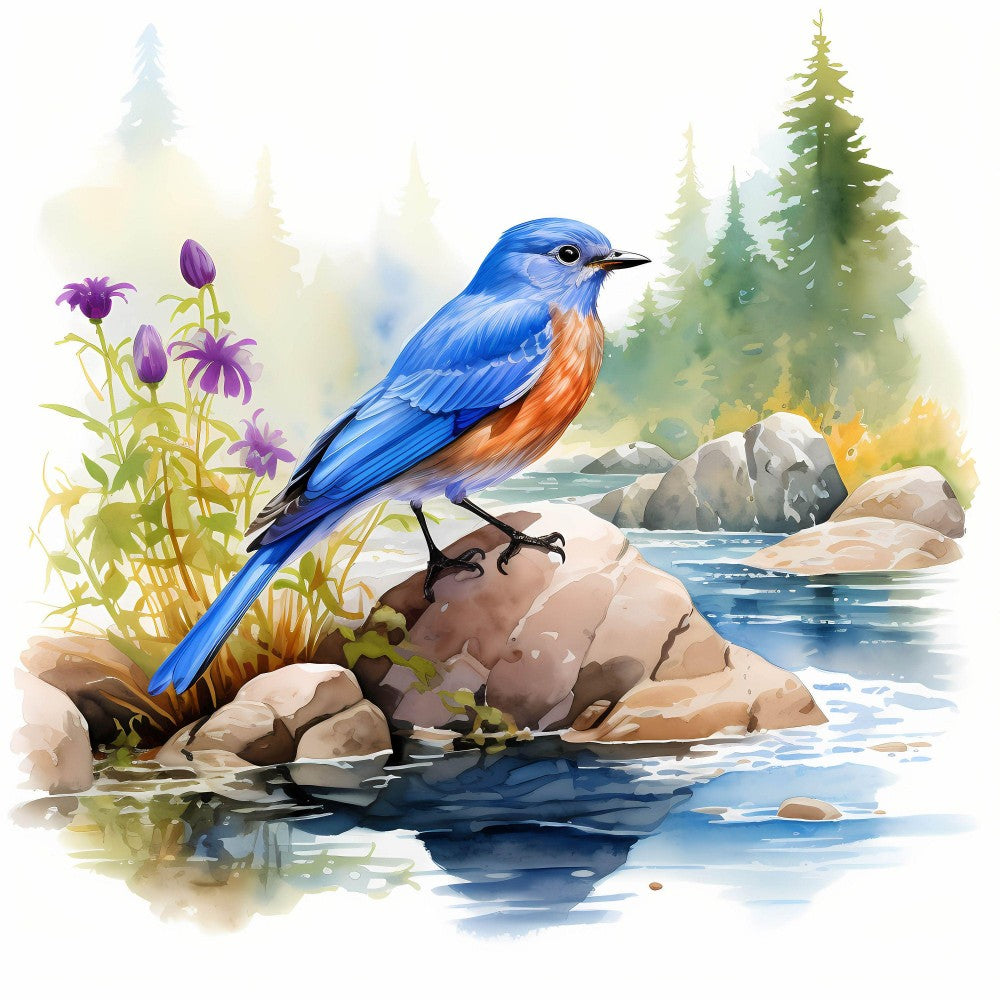 Blue Bird | Diamond Painting
