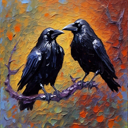 Crow | Diamond Painting