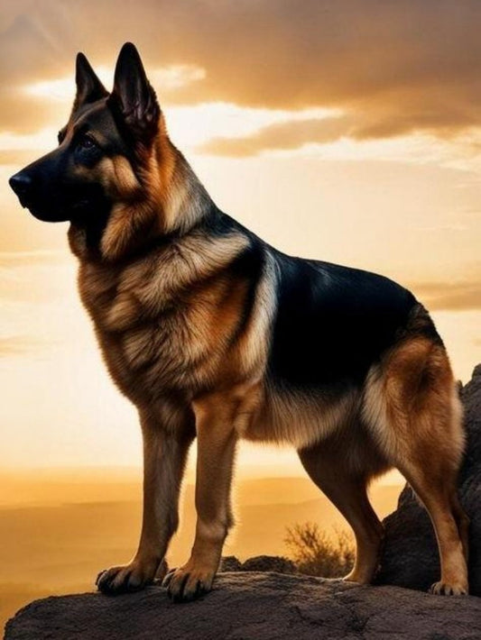 Dog German Shepherd | Diamond Painting