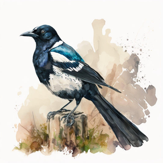 Magpie | Diamond Painting