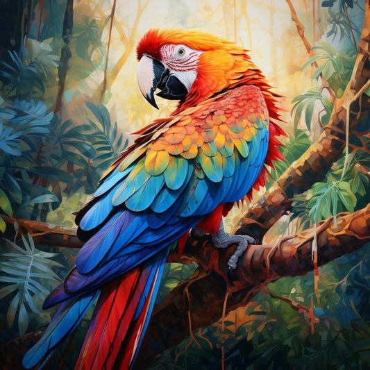 Macaw | Diamond Painting