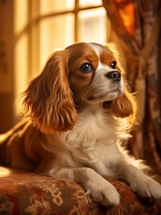 Dog Cavalier King Charles Spaniel | Diamond Painting