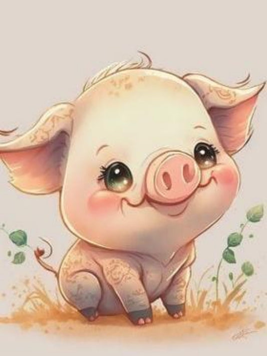 Pig | Diamond Painting