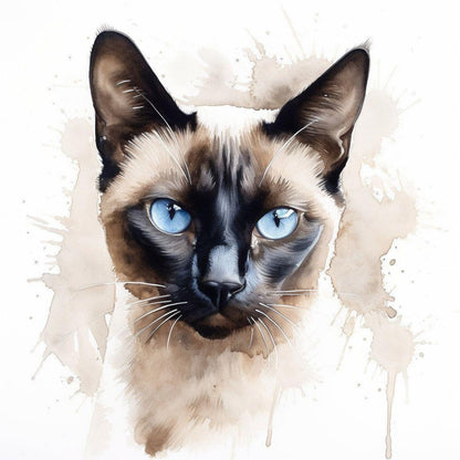 Siamese Cat | Diamond Painting