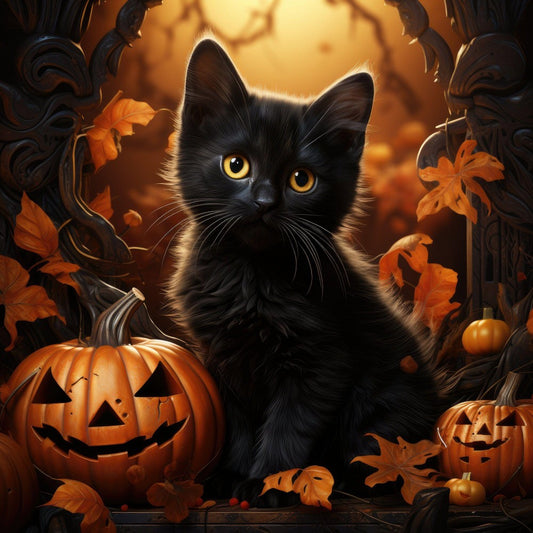 Halloween Cat | Diamond Painting