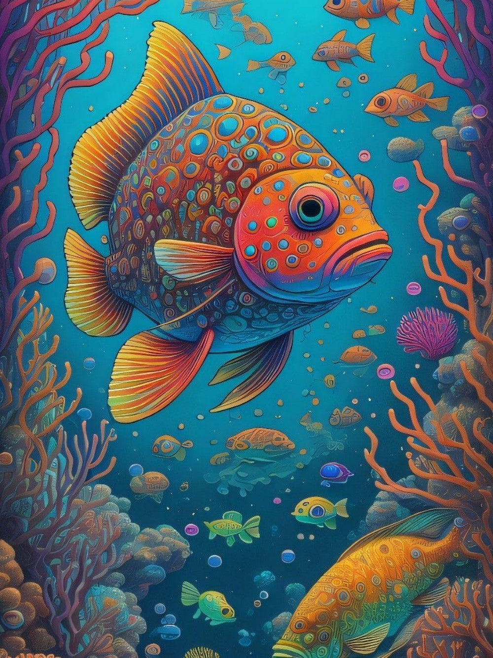 Ocean Fish | Diamond Painting