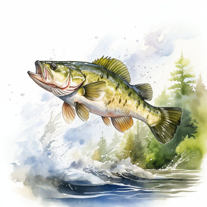 Bass Fish | Diamond Painting