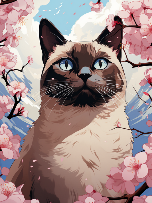 Siamese Cat | Diamond Painting