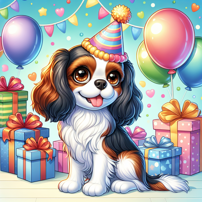 Dog Cavalier King Charles Spaniel | Diamond Painting