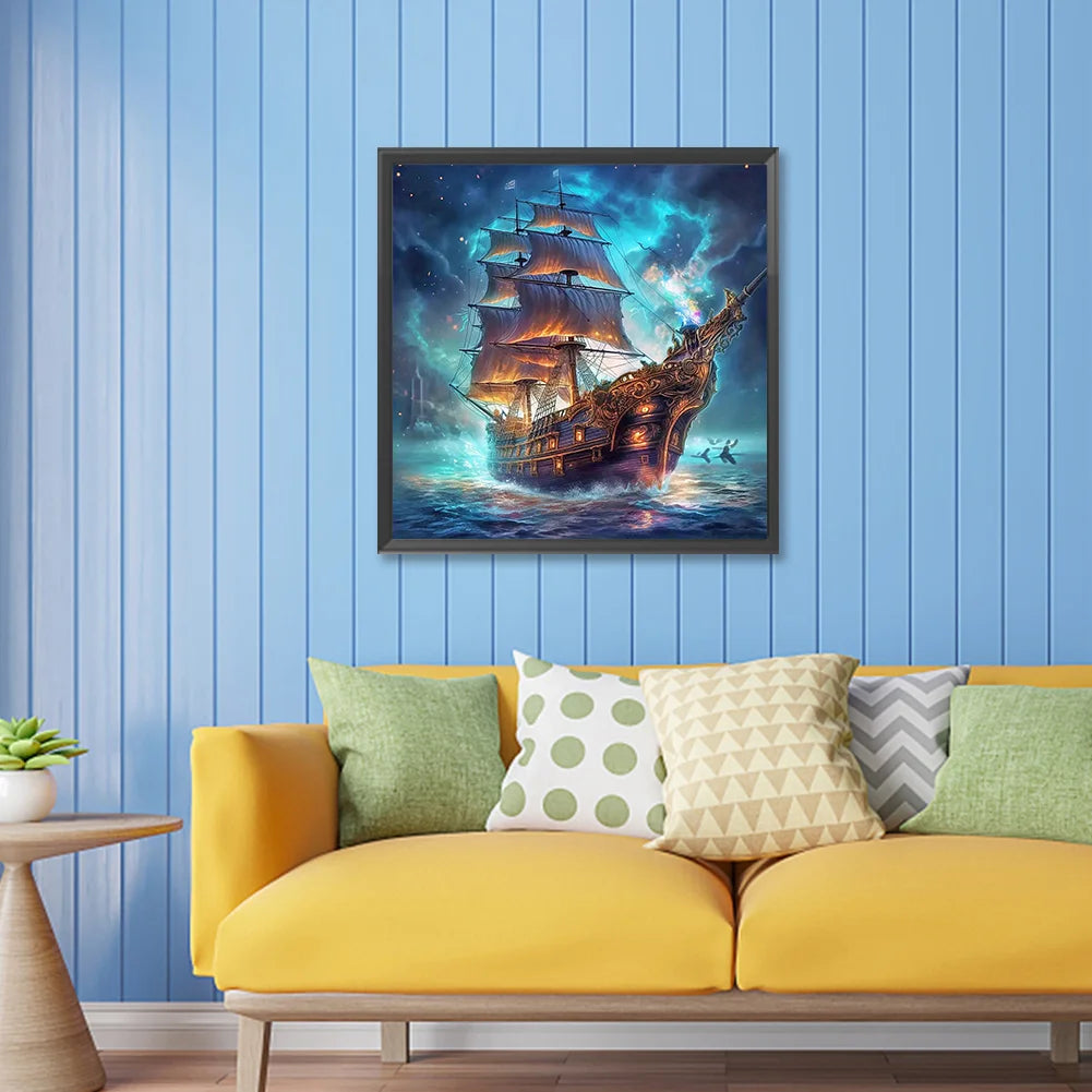 Ship At Sea | Diamond Painting