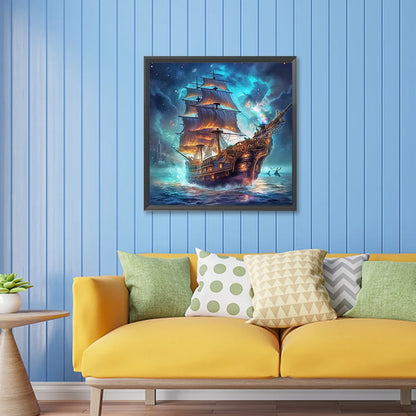 Ship At Sea | Diamond Painting