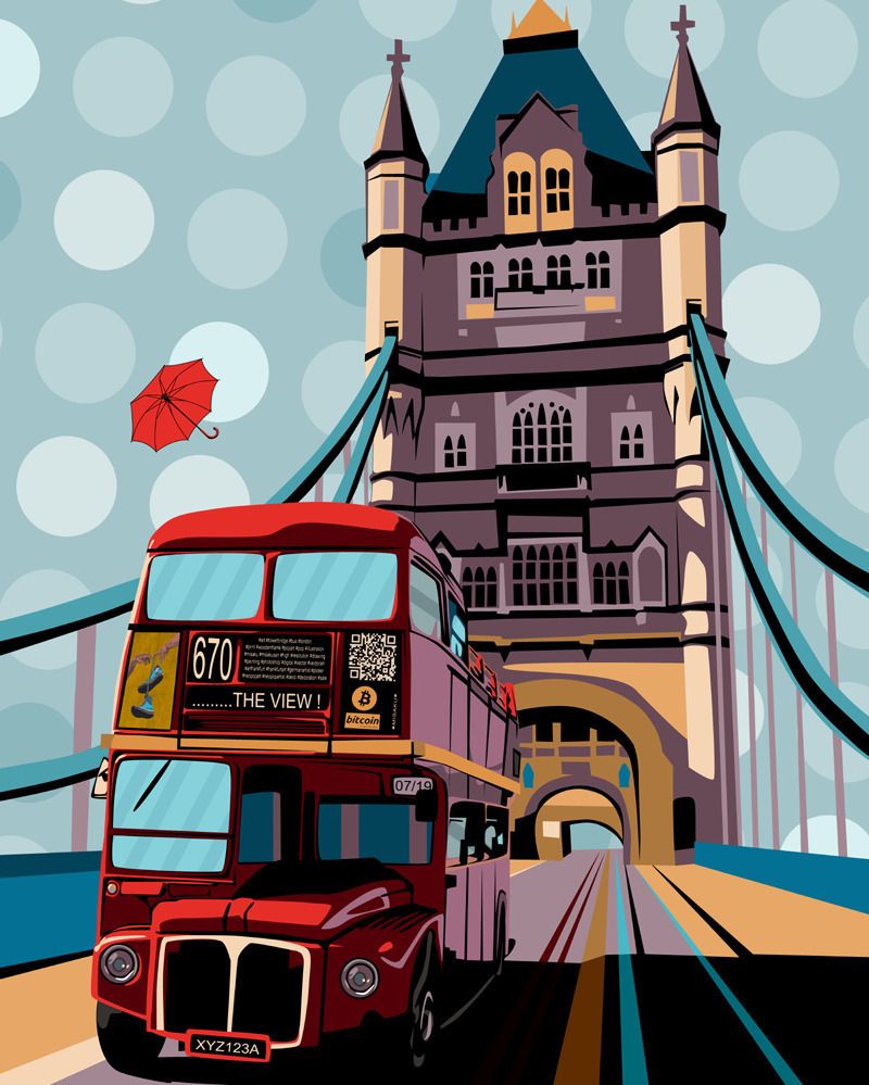 London Bus | Diamond Painting