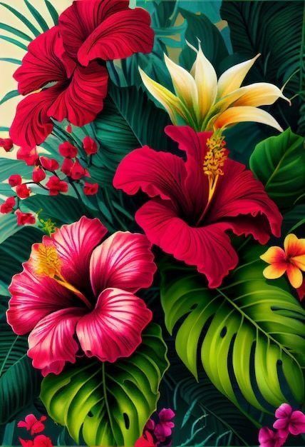 Hibiscus | Diamond Painting