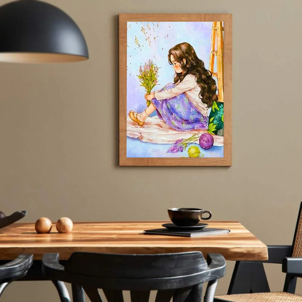 Beautiful Girl | Diamond Painting