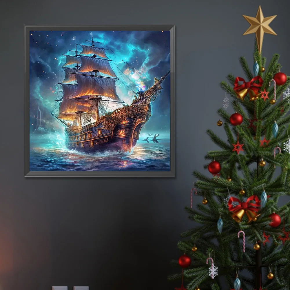 Ship At Sea | Diamond Painting