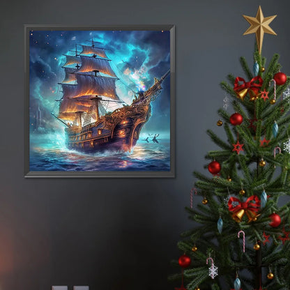 Ship At Sea | Diamond Painting