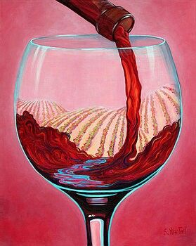Wine Glass | Diamond Painting
