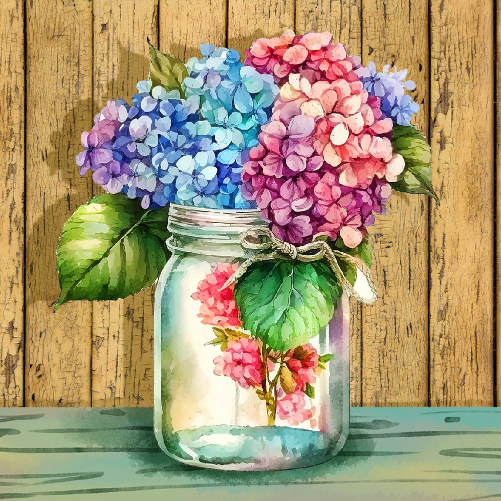 Flowers In The Bottles | Diamond Painting