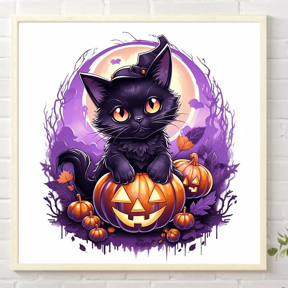 Halloween Black Cat | Diamond Painting