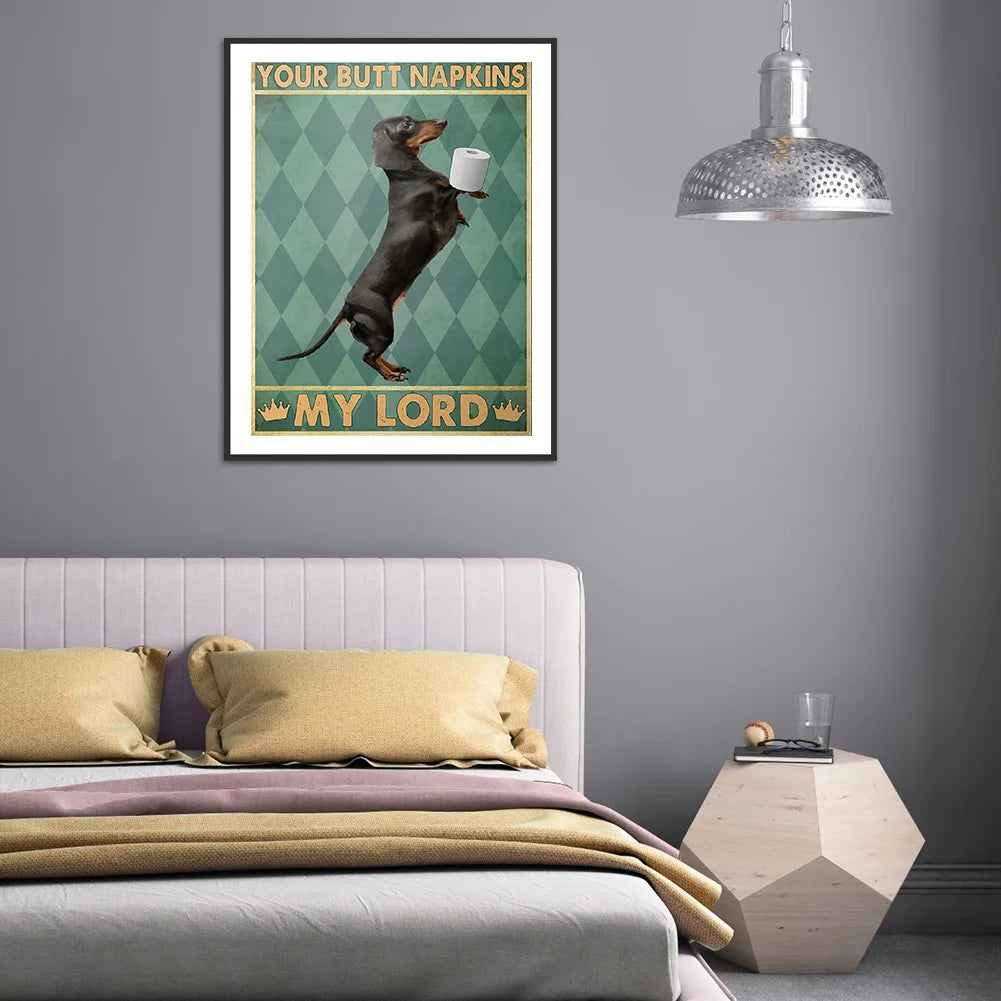 Poster Dog Dachshund | Diamond Painting
