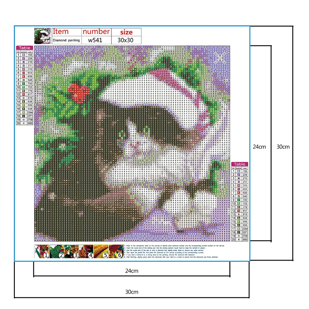 Christmas Cat | Diamond Painting