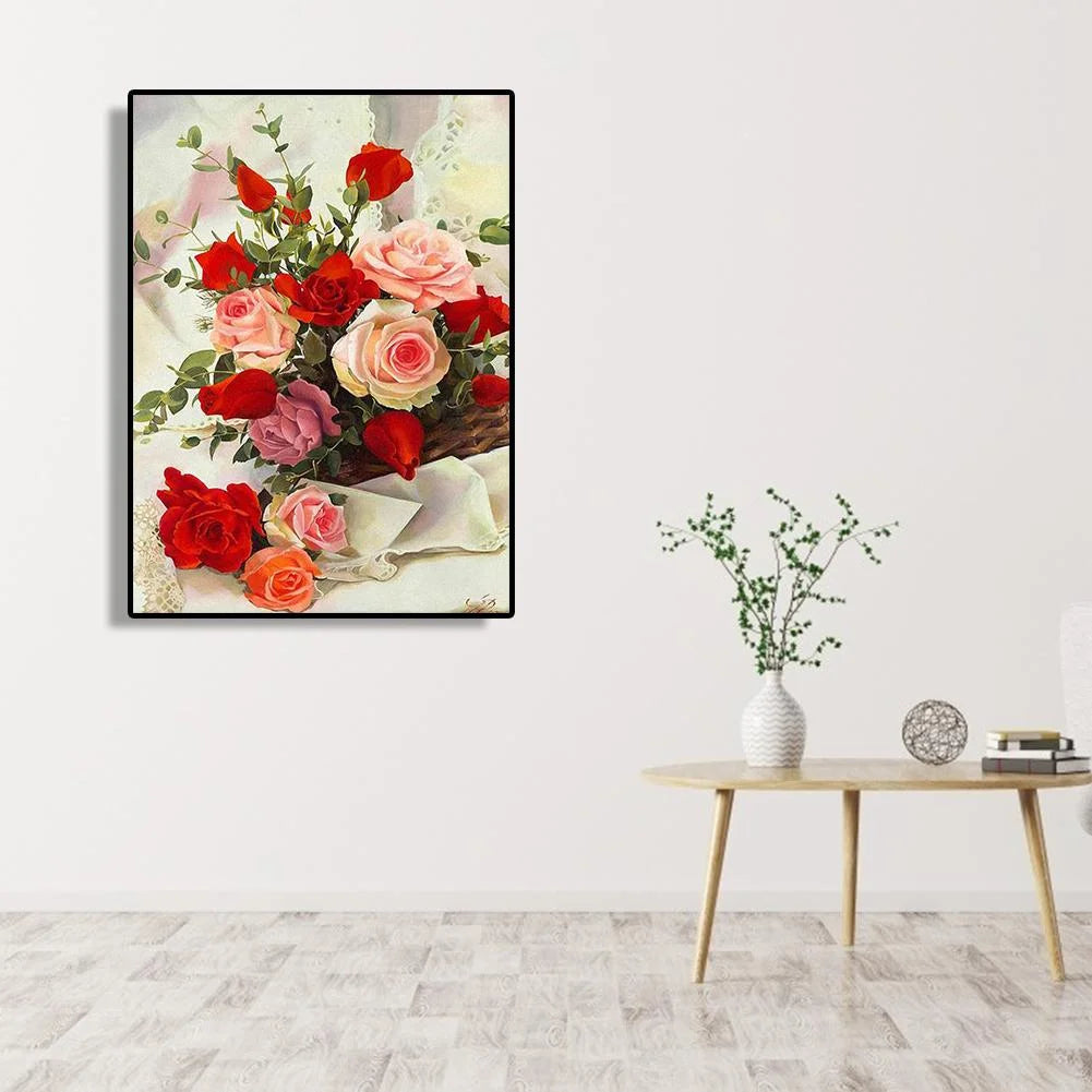 Red Flower | Diamond Painting