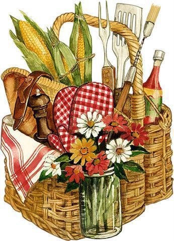 Basket Picnic | Diamond Painting