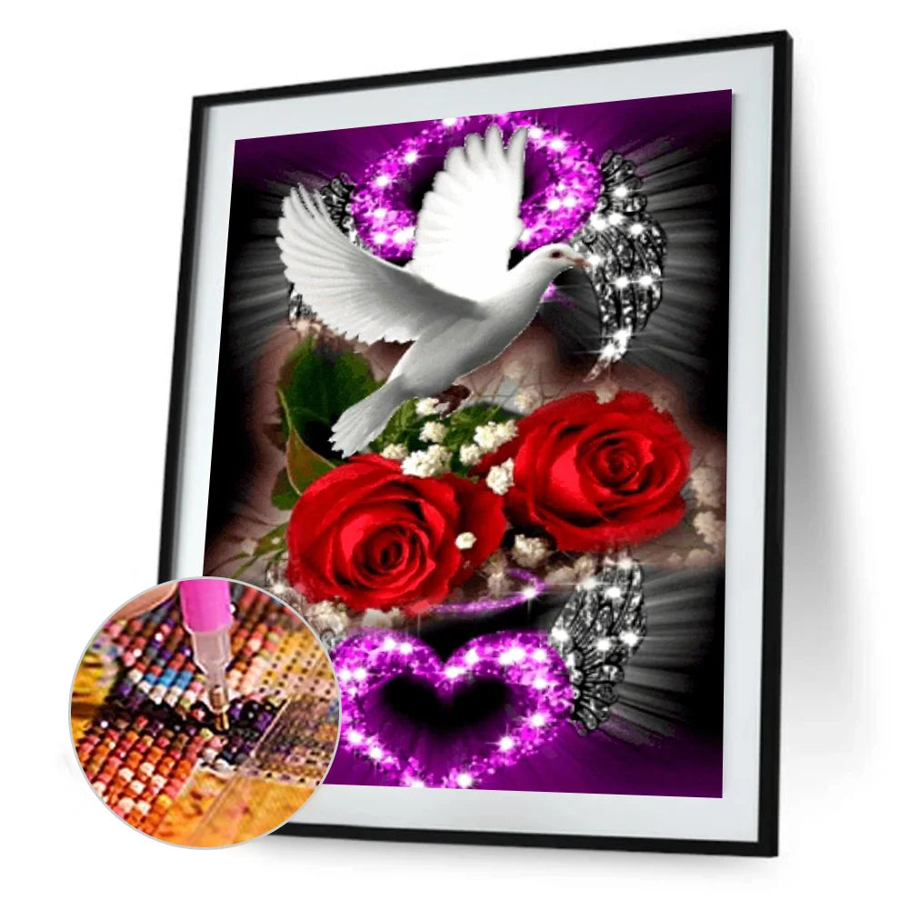 Pigeon Flower | Diamond Painting