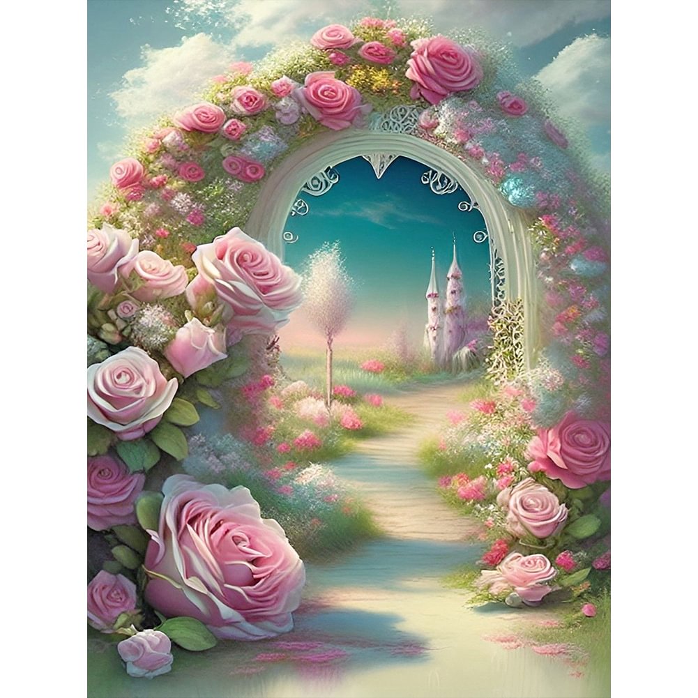 Arch Flower | Diamond Painting