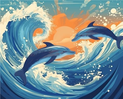 Dolphin | Cross Stitch Embroidery