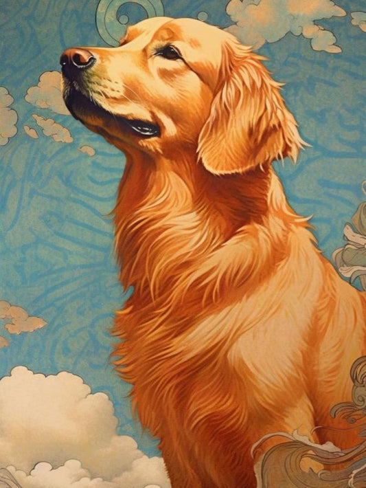 Golden Retriever Dog | Diamond Painting