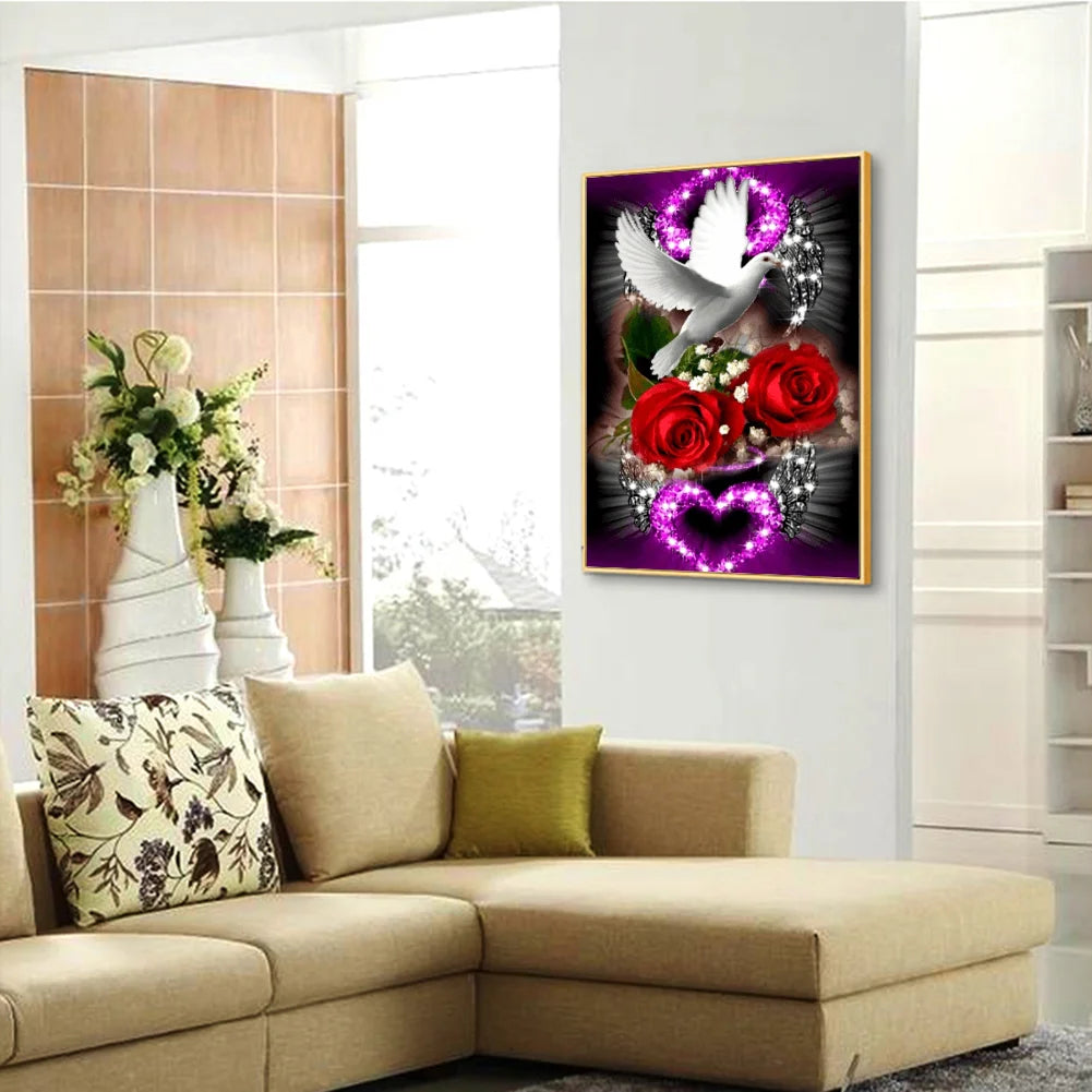 Pigeon Flower | Diamond Painting