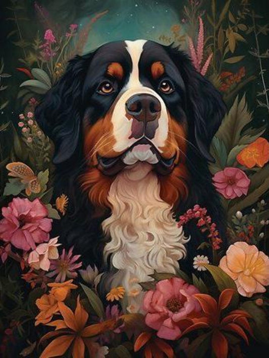 Bernese Mountain Dog | Diamond Painting
