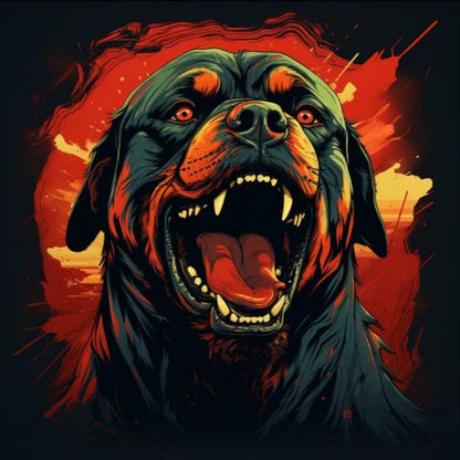 Rottweiler Dog | Diamond Painting