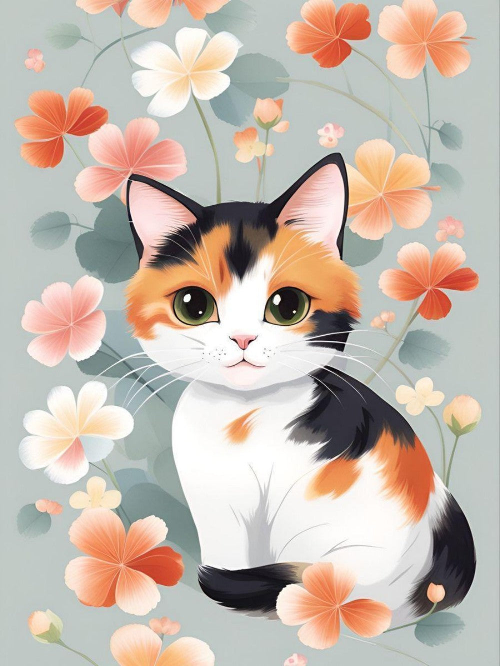 Colorful Cat | Diamond Painting