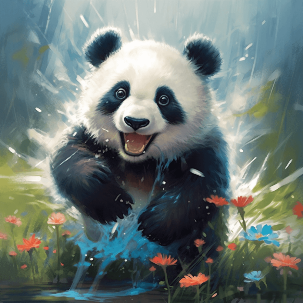 Panda | Diamond Painting