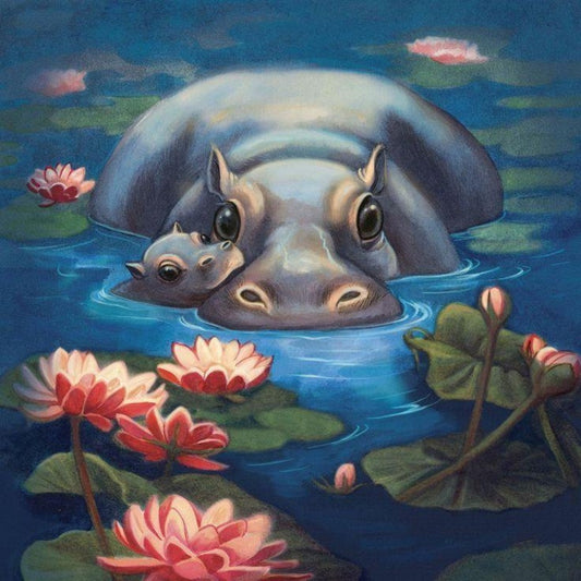 Hippo | Diamond Painting