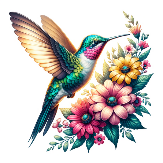 Birds and Flowers | Diamond Painting