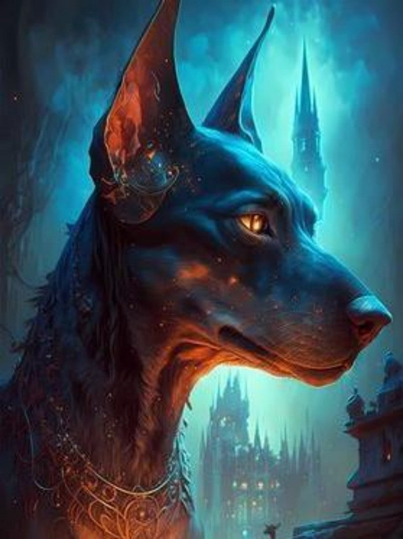 Dog Doberman | Diamond Painting