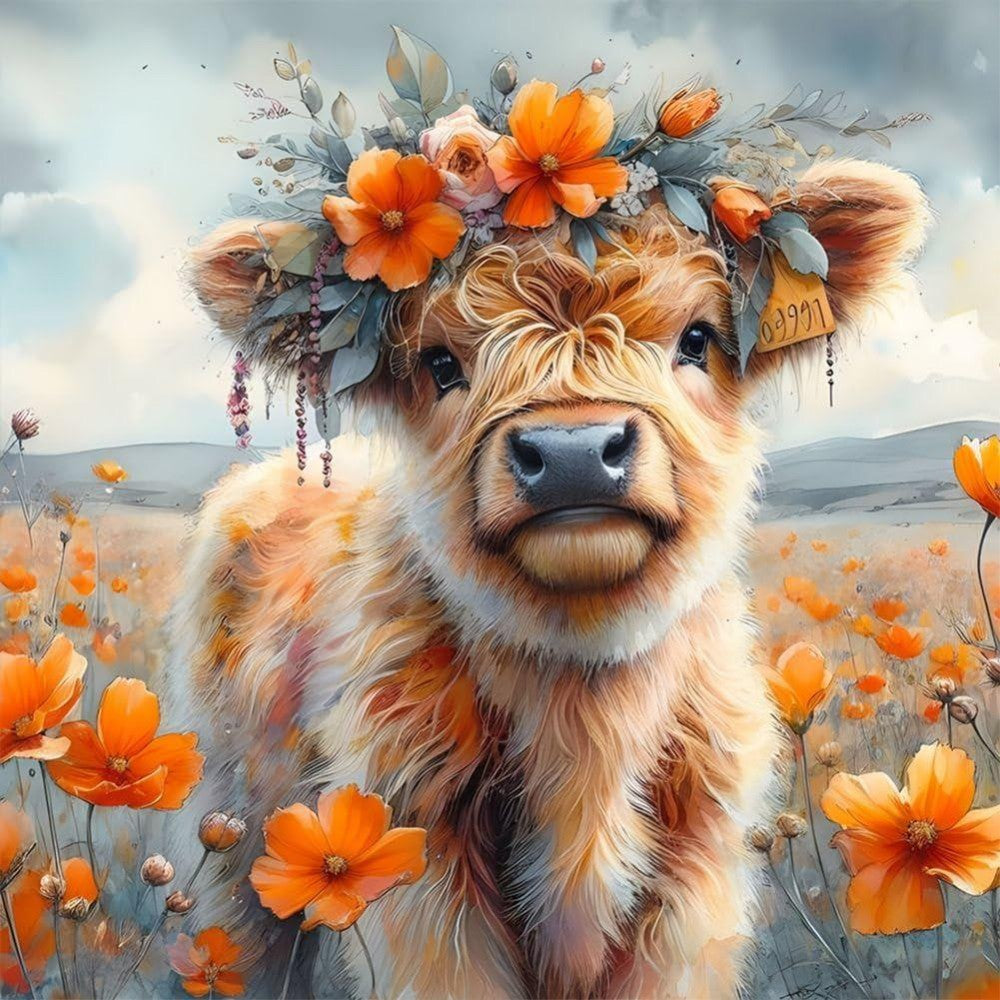 Highland Cow | Diamond Painting