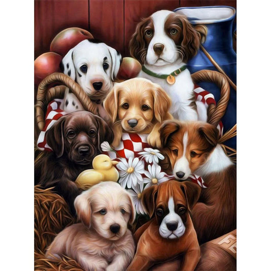 Cute Dogs | Diamond Painting