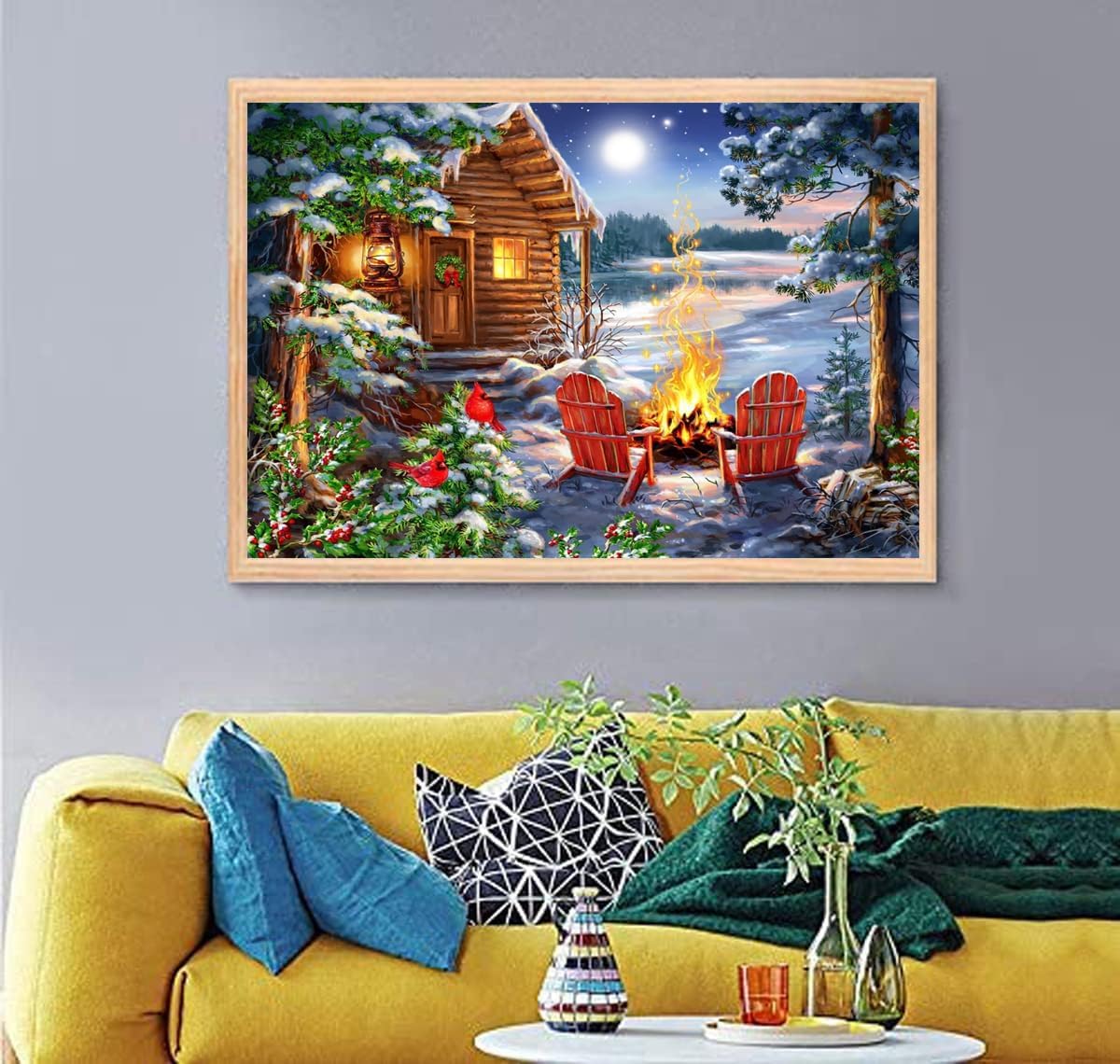 Christmas Bonfire | Diamond Painting