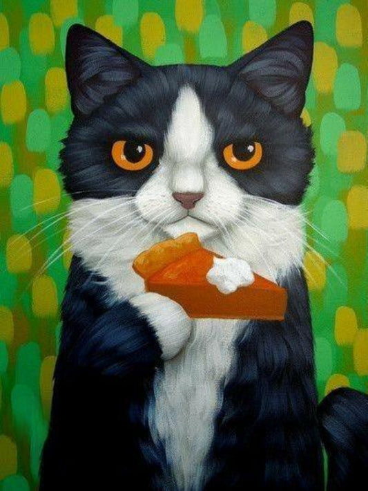 Tuxedo Cat  | Diamond Painting