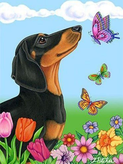 Dachshund Dog | Diamond Painting