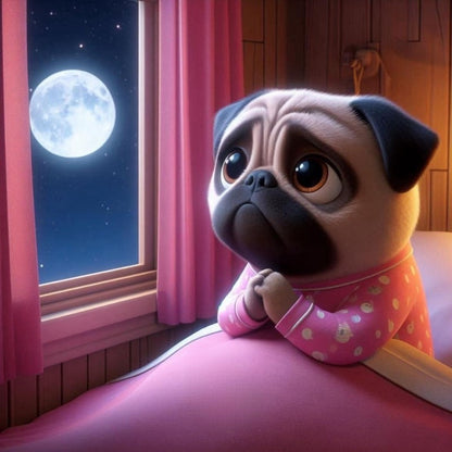 Dog Pug | Diamond Painting