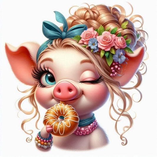 Pig | Diamond Painting