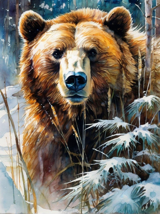 Brown Bear | Diamond Painting