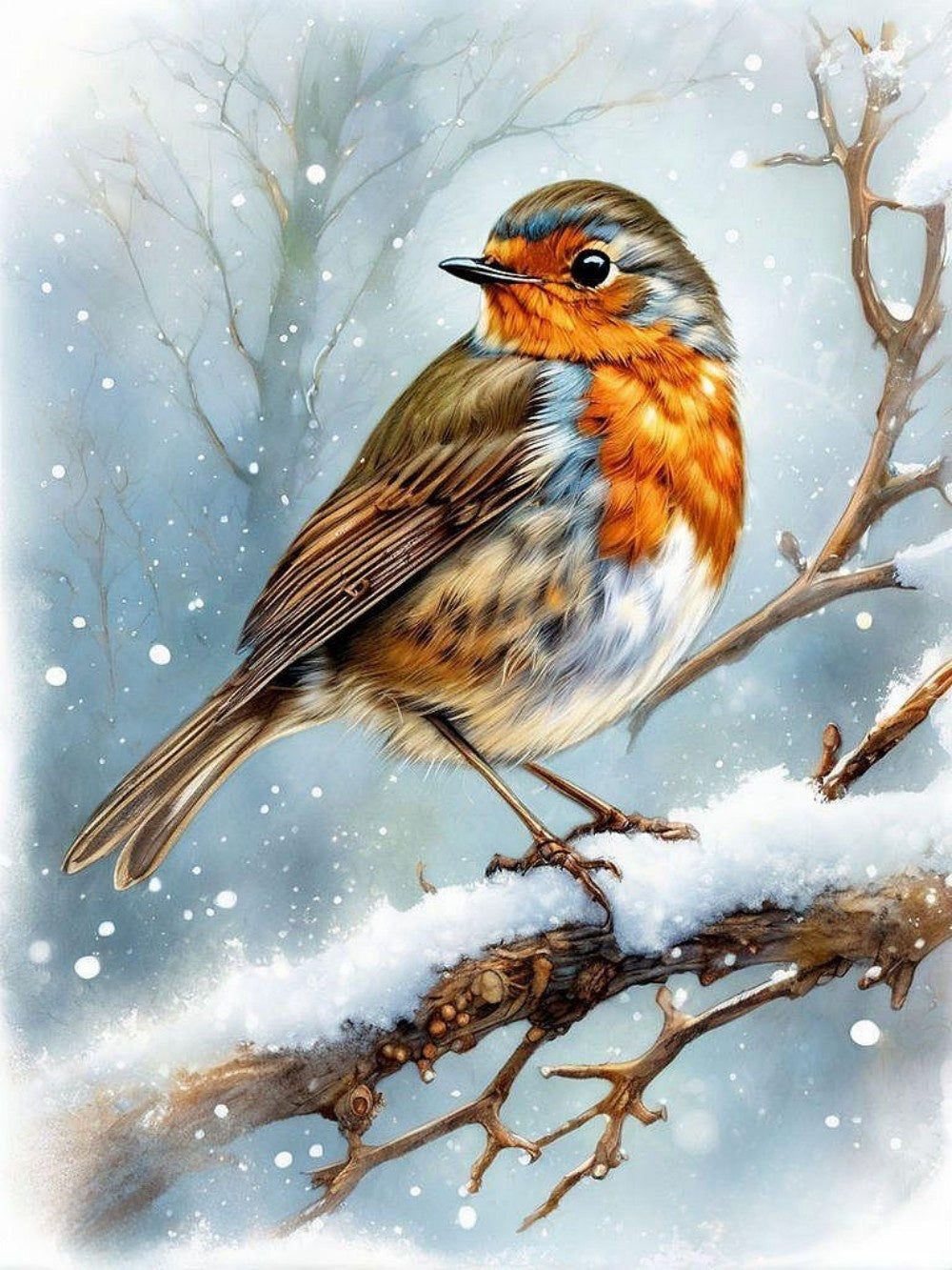 Robin Bird | Diamond Painting